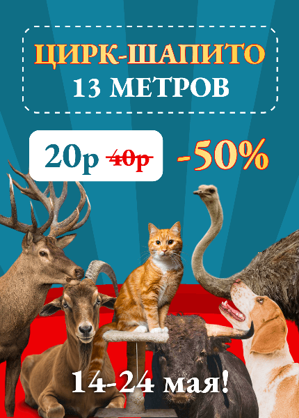 Цирк-шапито "13 метров"