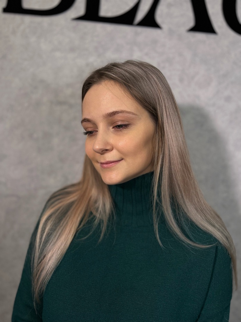 Смотрите, какая акция: долговременная укладка + коррекция + окрашивание ...