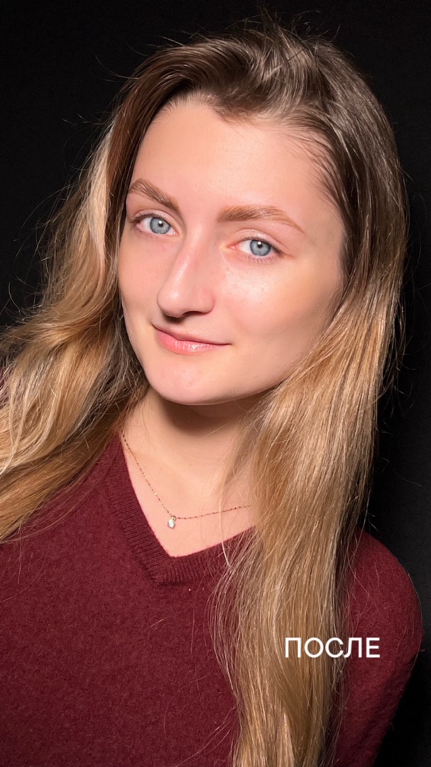 Смотрите, какая акция: долговременная укладка + коррекция + окрашивание ...