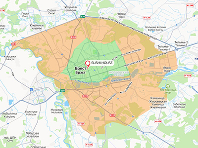 🔥Анатолий доплатит! Суши 40шт за 26р от "Sushi House" в Бресте