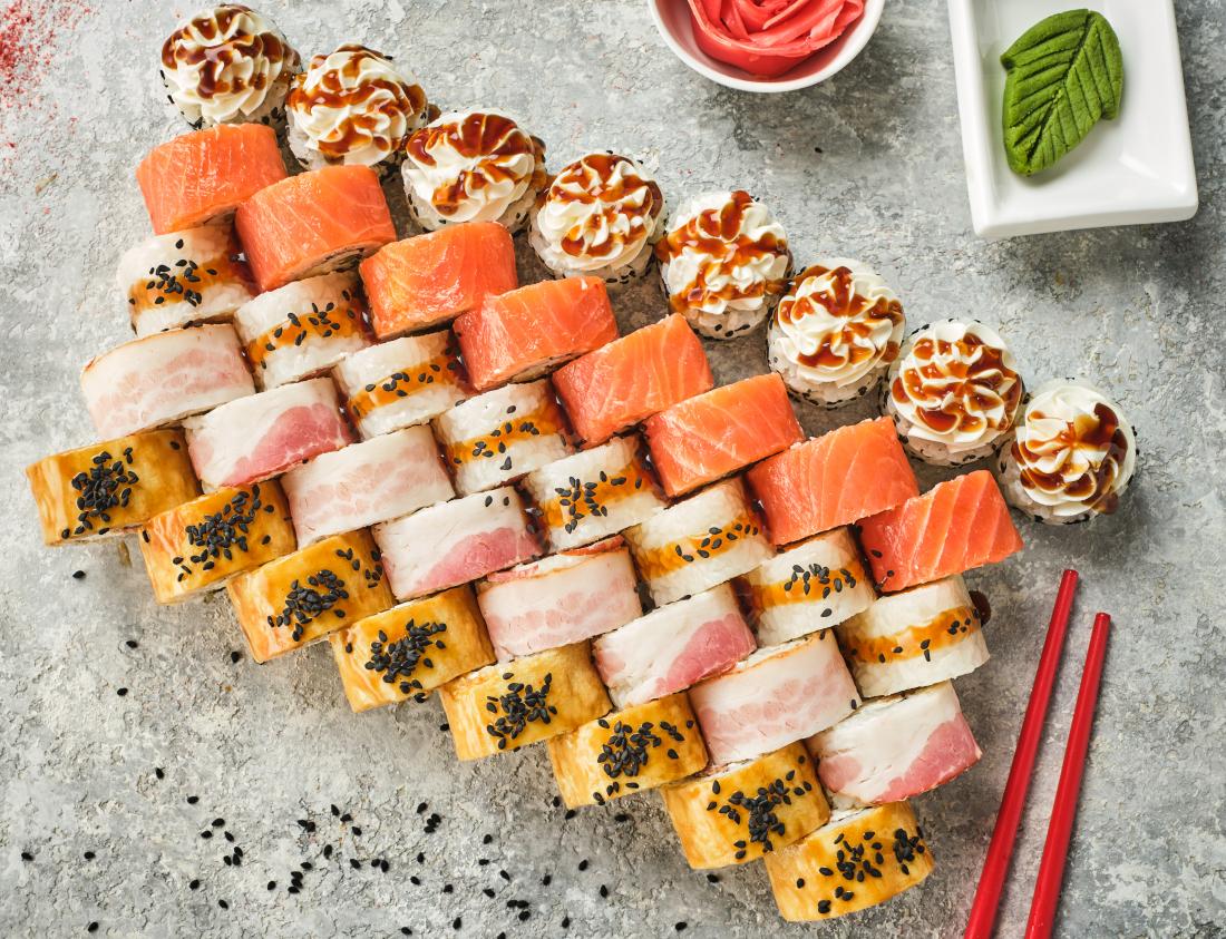 Суши-сеты от 24 р/до 2330 г от "More sushi"! Ролл в подарок!