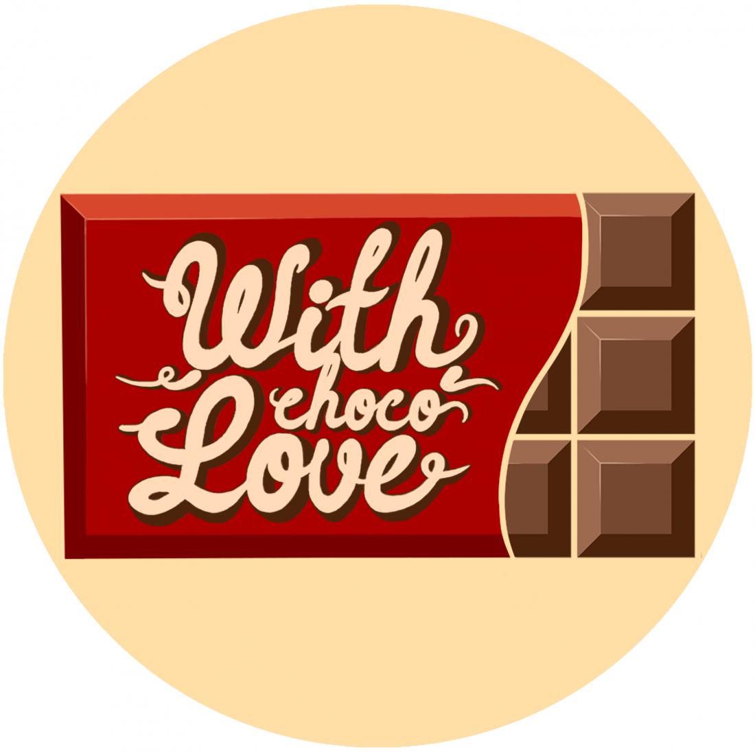 Шоколадный портрет ручной работы от 40 руб. от "With chocolove"