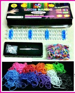 Набор для плетения "Rainbow Loom", резинки, крючки от 0,50 руб.