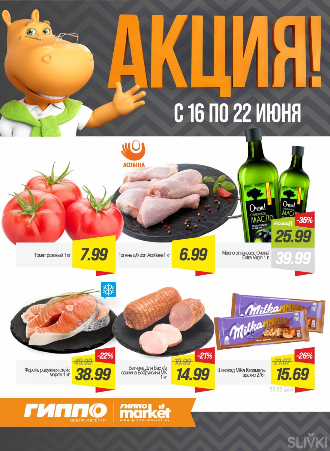 Скидки и акции в магазинах "ГИППО"!