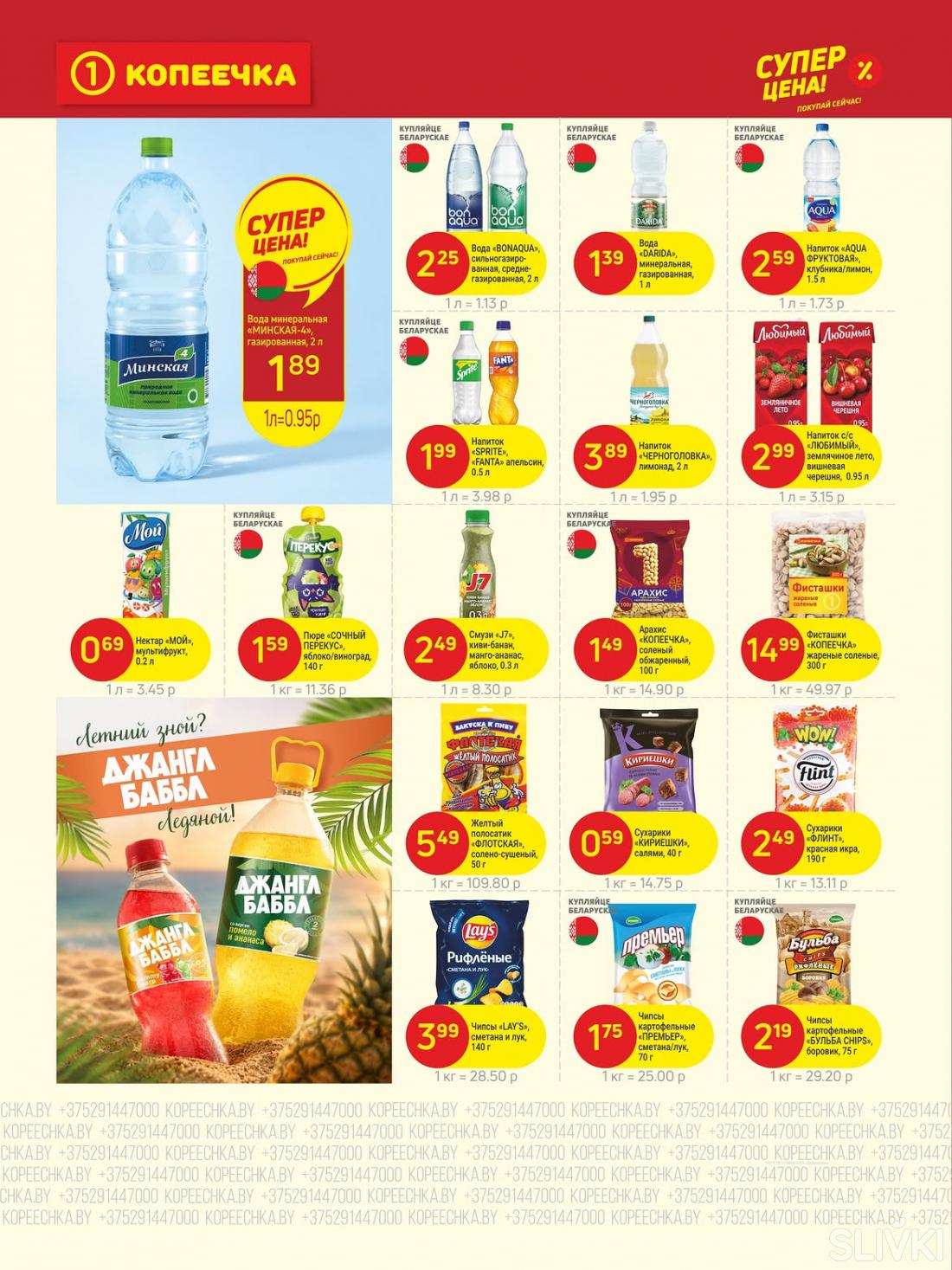 Скидки и акции в магазинах "Копеечка"!