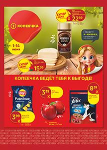 Скидки и акции в магазинах "Копеечка"!