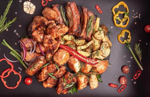 🔥Фэст! Шашлык-сеты со свининой, курицей, рыбой на углях от 44р/1,4кг от "Ammy Yummy"